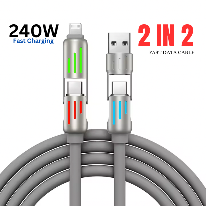 2 In 2 Fast Charging & Data Transfer Cable