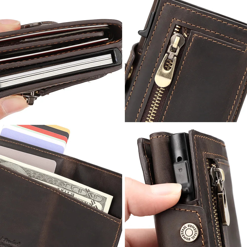 Apple AirTag Leather Card Holder Wallet